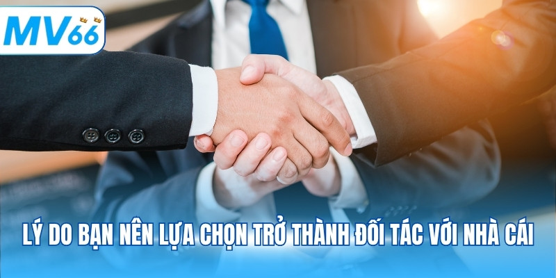Lý do bạn nên lựa chọn trở thành đối tác với nhà cái