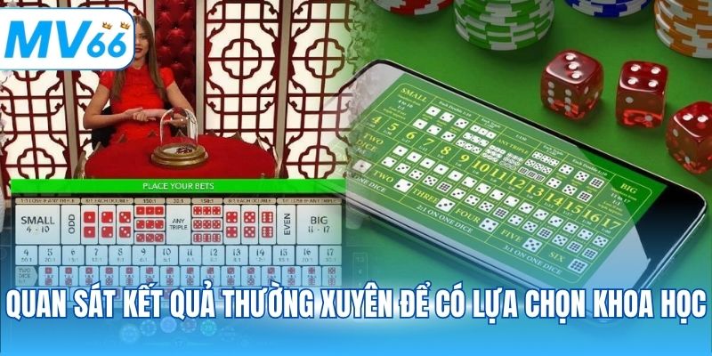 Cửa cược trong game sicbo trực tuyến tại web